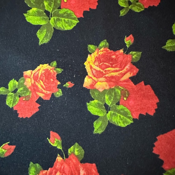 ♥️ Blvd Men’s Black/Red Palm Trees Graphics T-Shirt - Picture 7 of 8